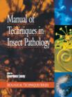 Image for Manual of techniques in insect pathology