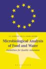 Image for Microbiological analysis of food and water: guidelines for quality assurance