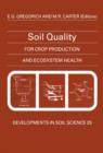 Image for Soil quality for crop production and ecosystem health