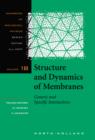 Image for Structure and dynamics of membranes
