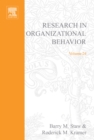 Image for Research in organizational behavior: an annual series of analytical essays and critical reviews.