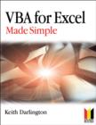 Image for VBA for Excel made simple