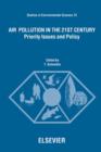 Image for Air pollution in the 21st century: priority issues and policy