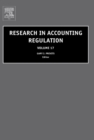Image for Research in accounting regulation. : Vol. 17