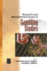 Image for Research and Measurement Issues in Gambling Studies