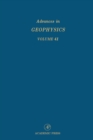 Image for Advances in geophysics. : Vol. 41