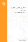 Image for Handbook of public economics