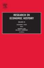 Image for Research in economic history. : Vol. 25