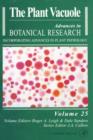 Image for Advances in botanical research: incorporating advances in plant pathology. (Plant vacuole) : Vol. 25,