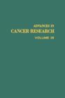 Image for Advances in cancer research.