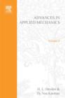 Image for ADVANCES IN APPLIED MECHANICS VOLUME 8 : v. 8.