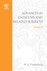 Image for ADVANCES IN CATALYSIS VOLUME 6