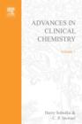 Image for ADVANCES IN CLINICAL CHEMISTRY VOL 1