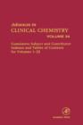 Image for Advances in clinical chemistry.: (Cumulative subject and author index.)