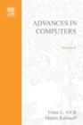 Image for ADVANCES IN COMPUTERS VOL 4