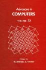 Image for ADVANCES IN COMPUTERS VOL 33