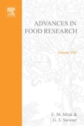 Image for Advances in Food Research. : Volume 8