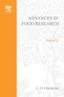 Image for Advances in Food Research : Volume 12