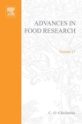 Image for Advances in Food Research. : Volume 27