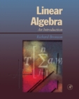 Image for Linear algebra: an introduction