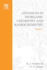 Image for Advances in Inorganic Chemistry and Radiochemistry. : Volume 1