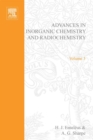 Image for Advances in Inorganic Chemistry and Radiochemistry. : Volume 3