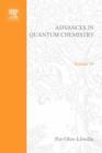 Image for Advances in Quantum Chemistry.: Elsevier Science Inc [distributor],.