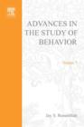 Image for Advances in the study of behavior.