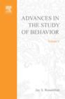 Image for Advances in the study of behavior.