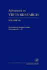 Image for Advances in virus research.: (Cumulative subject index, volumes 25-47)
