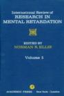 Image for International review of research in mental retardation.: (Vol.5)