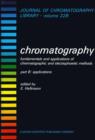 Image for Chromatography: Fundamentals and Applications of Chromatographic and Electrophoretic Methods. (Applications.)