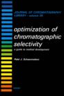 Image for Optimisation of chromatographic selectivity: a guide to method development