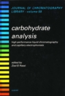 Image for Carbohydrate analysis: high performance liquid chromatography and capillary electrophoresis