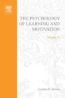 Image for The Psychology of Learning and Motivation Vol.11: Advances in Research and Theory