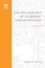 Image for Psychology of Learning&amp;motivation V26: Elsevier Science Inc [distributor],.