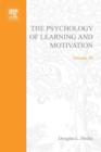 Image for Psychology of Learning and Motivation: Advances in Research and Theory.