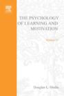 Image for The psychology of learning and motivation: advances in research and theory. : Vol. 35