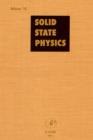Image for Solid state physics: advances in research and applications.