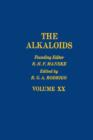 Image for Alkaloids: Chemistry and Physiology  V20 : v. 20.