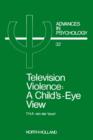 Image for Television Violence: A Child&#39;s Eye View