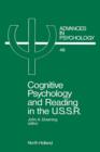 Image for Cognitive Psychology and Reading in the U.s.s.r.