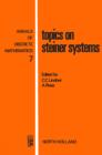 Image for Topics On Steiner Systems