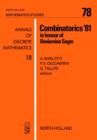 Image for Combinatorics &#39;81: in honour of Beniamino Segre : proceedings of the International Conference on Combinatorial Geometrics and Their Applications, Rome, June 7-12, 1981