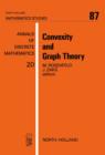 Image for Convexity and Graph Theory: Proceedings of the Conference On Convexity and Graph Theory, Israel, March 1981