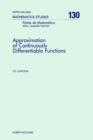 Image for Approximation of continuously differentiable functions : 112