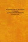 Image for Mathematical methods of game and economic theory