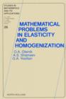 Image for Mathematical problems in elasticity and homogenization