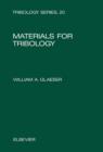 Image for Materials for tribology