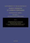 Image for Supplements to the 2nd edition (editor S. Coffey) of Rodd&#39;s chemistry of carbon compounds: a modern comprehensive treatise